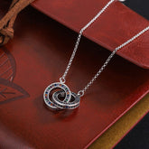 Chain Necklace Female Clavicle Chain Small Luxury S925 Sterling Silver Double Ring Jewelry - Purmina
