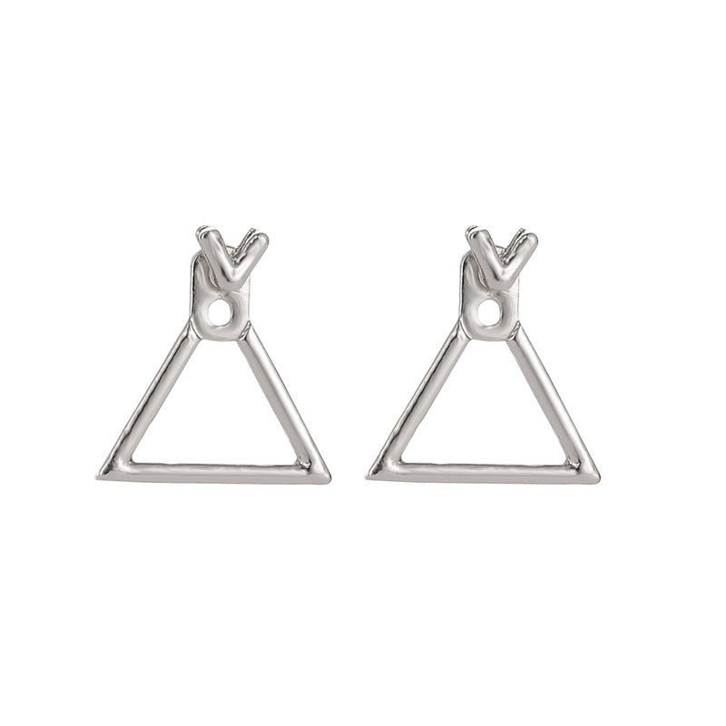 Hollow Square Ear Wrap Earrings - Modern Chic Style - Purmina