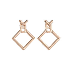 Hollow Square Ear Wrap Earrings - Modern Chic Style - Purmina