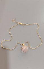 Silver Moonstone Pendant Necklace - Purmina