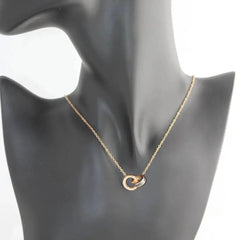 Roman Numeral Diamond Pendant Necklace - Purmina