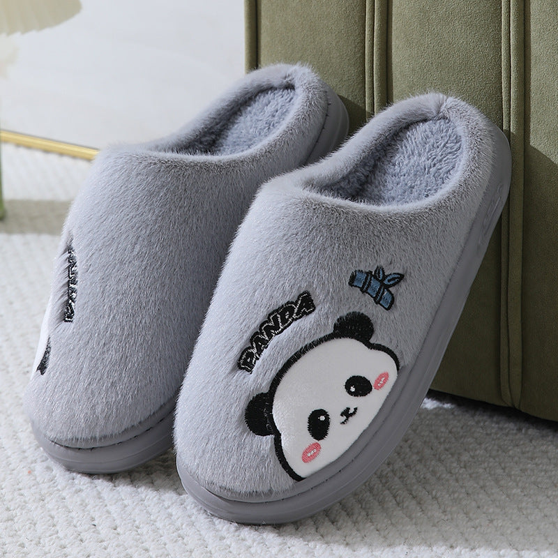 Cute Panda Cotton Slippers