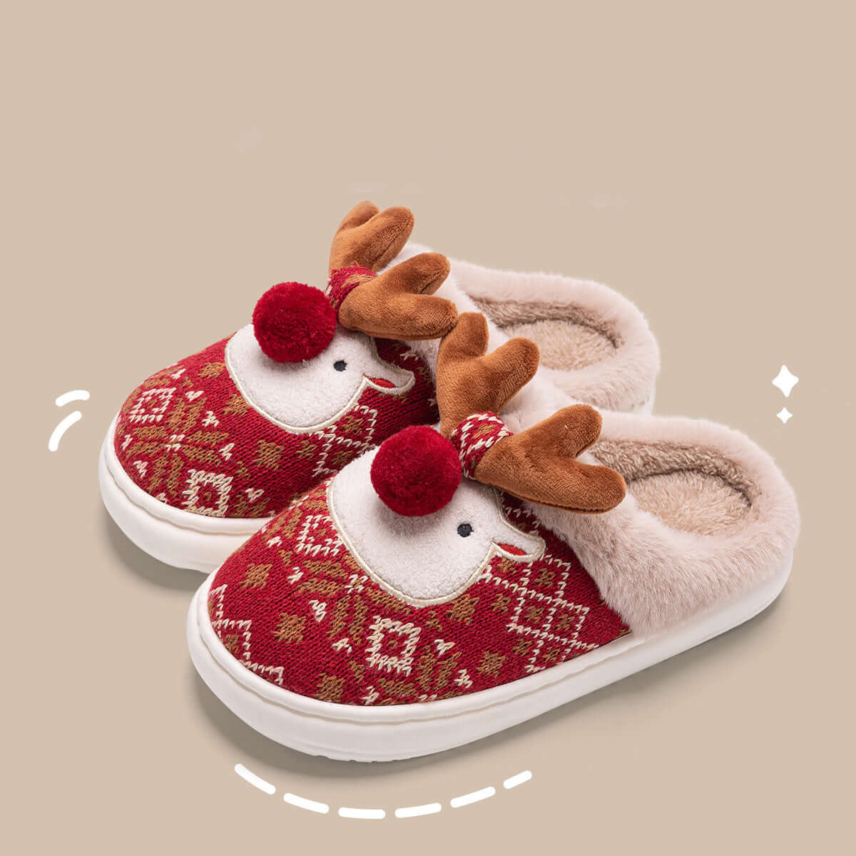 Unisex 2024 Christmas Cotton Slippers