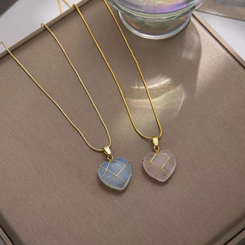 Celestial Moonstone Necklace – Cartoon Princess Pendant for Girls | Novelty Love Jewelry