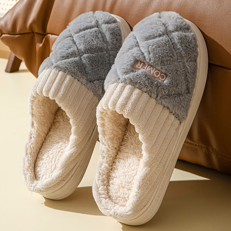 Thickened Cotton Slippers