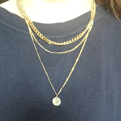 Trendy 3 Layer Necklace – Multi Layer Fashion Necklace for Women