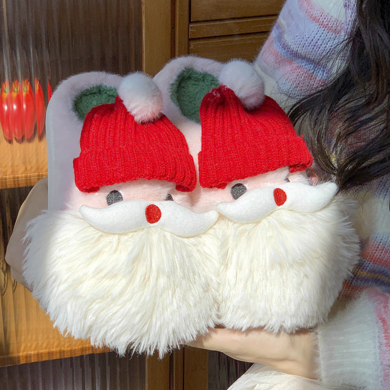 Cozy Santa Claus Christmas Slippers Unisex