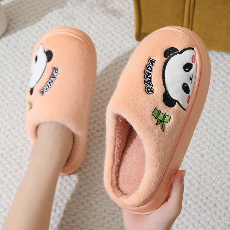 Cute Panda Cotton Slippers