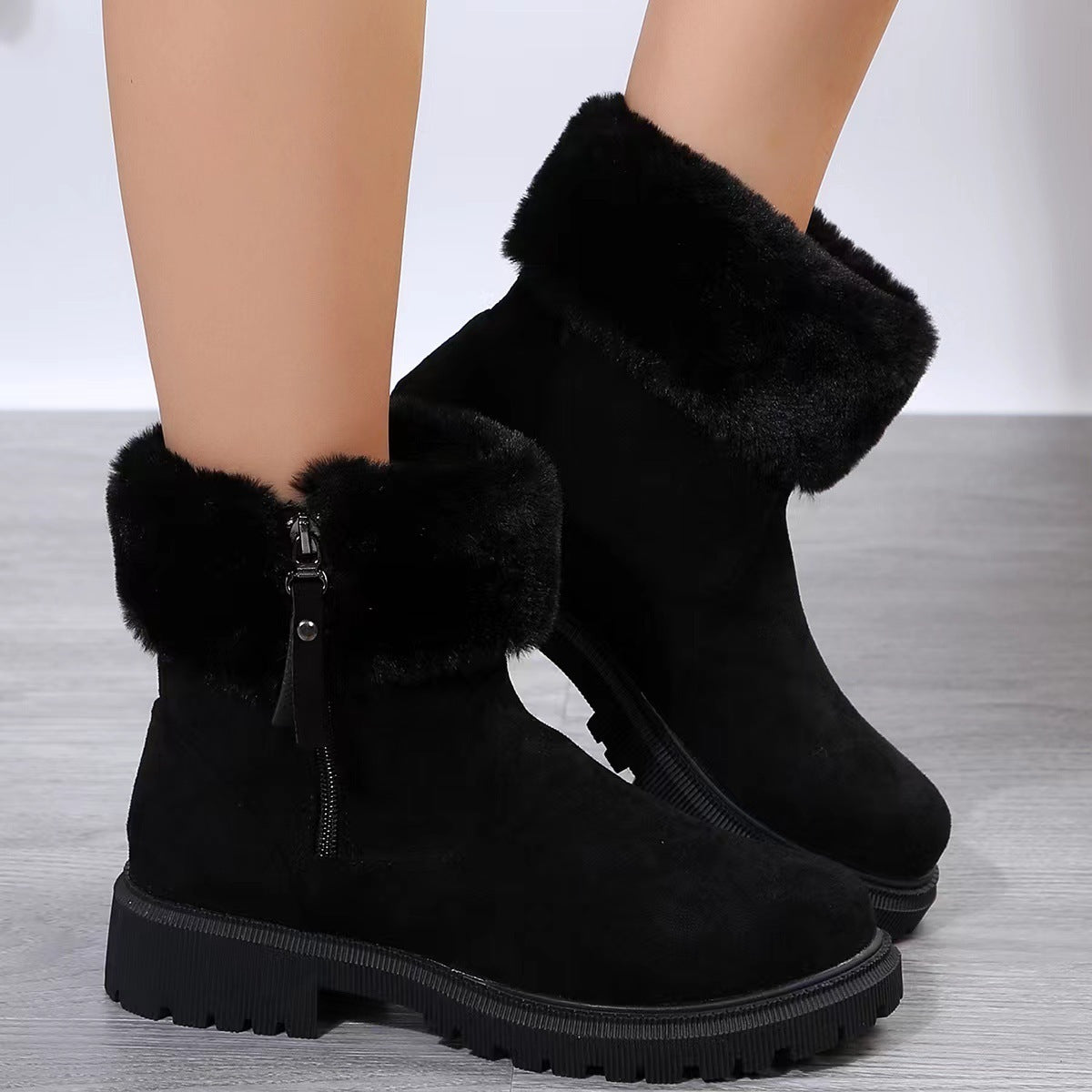 Women’s Faux Fur Non-Slip Winter Boots