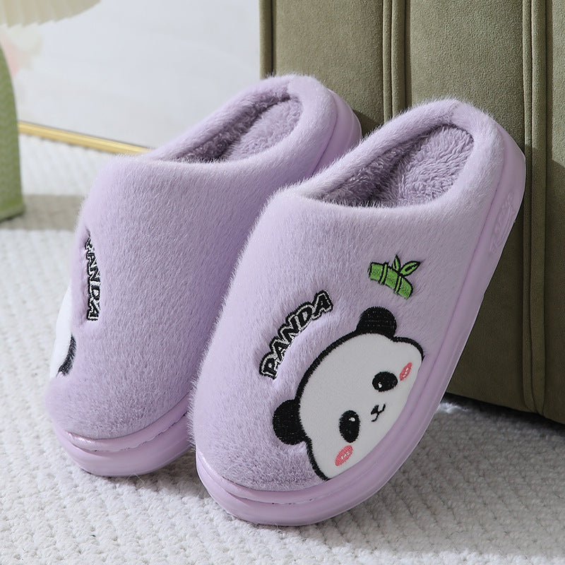 Cute Panda Cotton Slippers