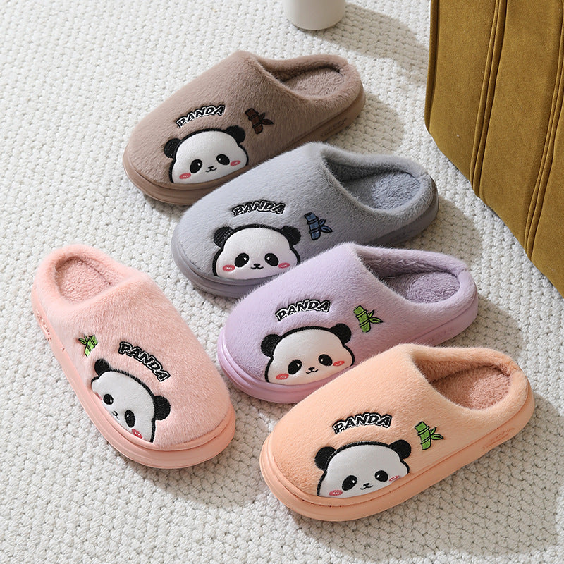 Cute Panda Cotton Slippers