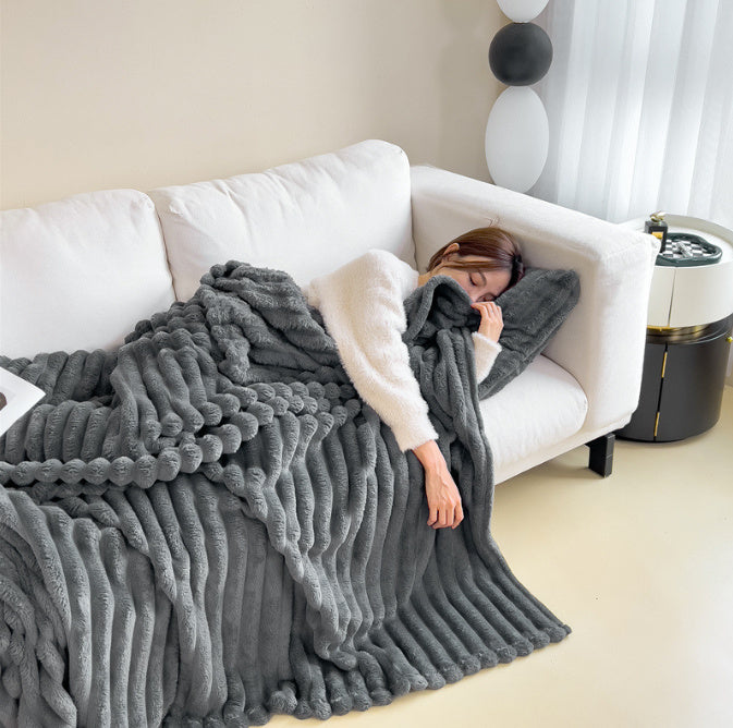 Nordic Plush Fur Sofa Blanket