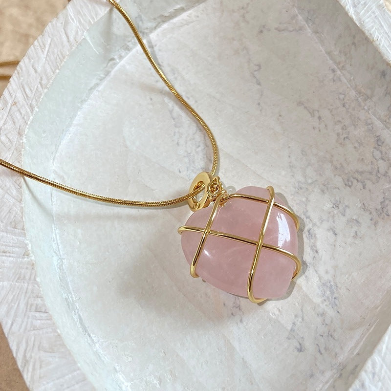 Celestial Moonstone Necklace – Cartoon Princess Pendant for Girls | Novelty Love Jewelry