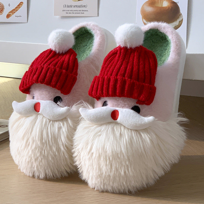 Cozy Santa Claus Christmas Slippers Unisex