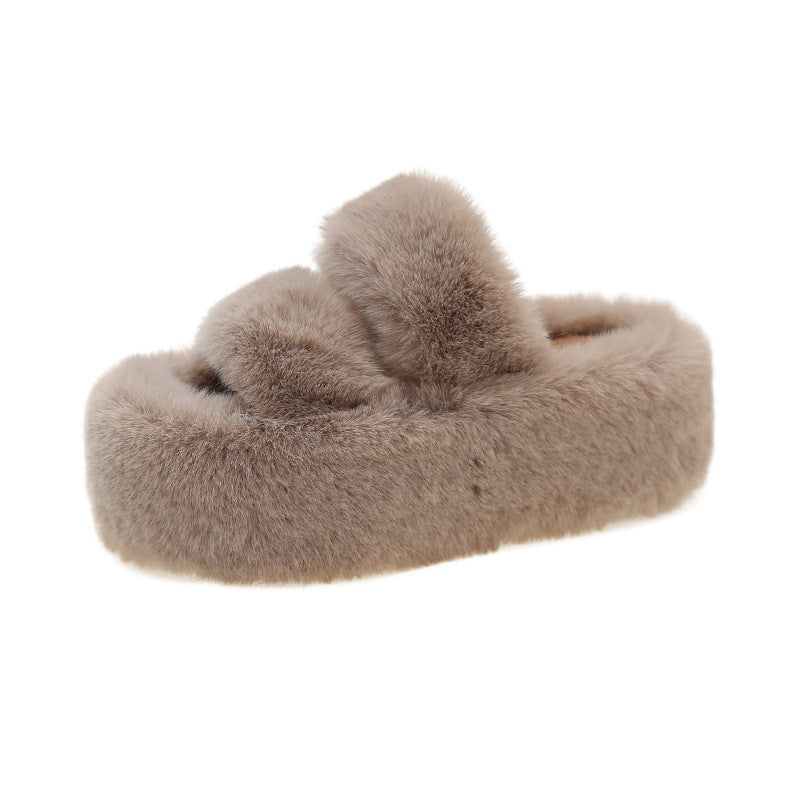 Warm Plush Slippers for Women