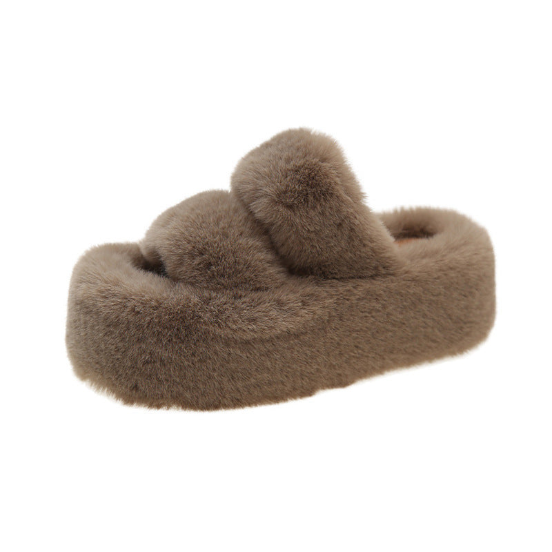 Warm Plush Slippers for Women