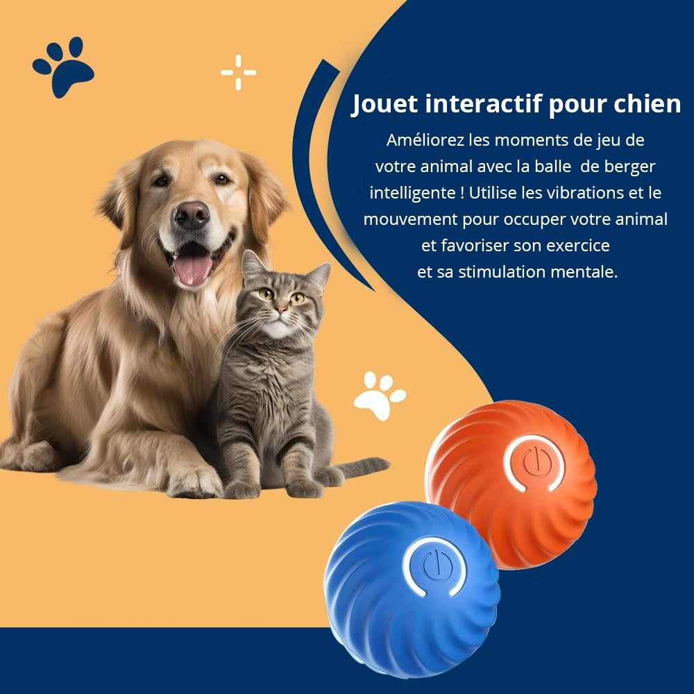 Balle Purmina interactive pour chien