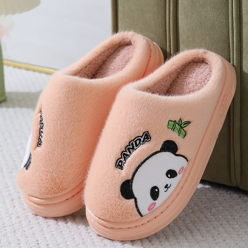 Cute Panda Cotton Slippers