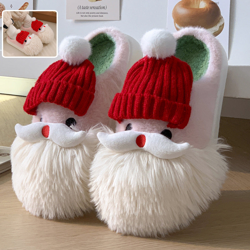 Cozy Santa Claus Christmas Slippers Unisex