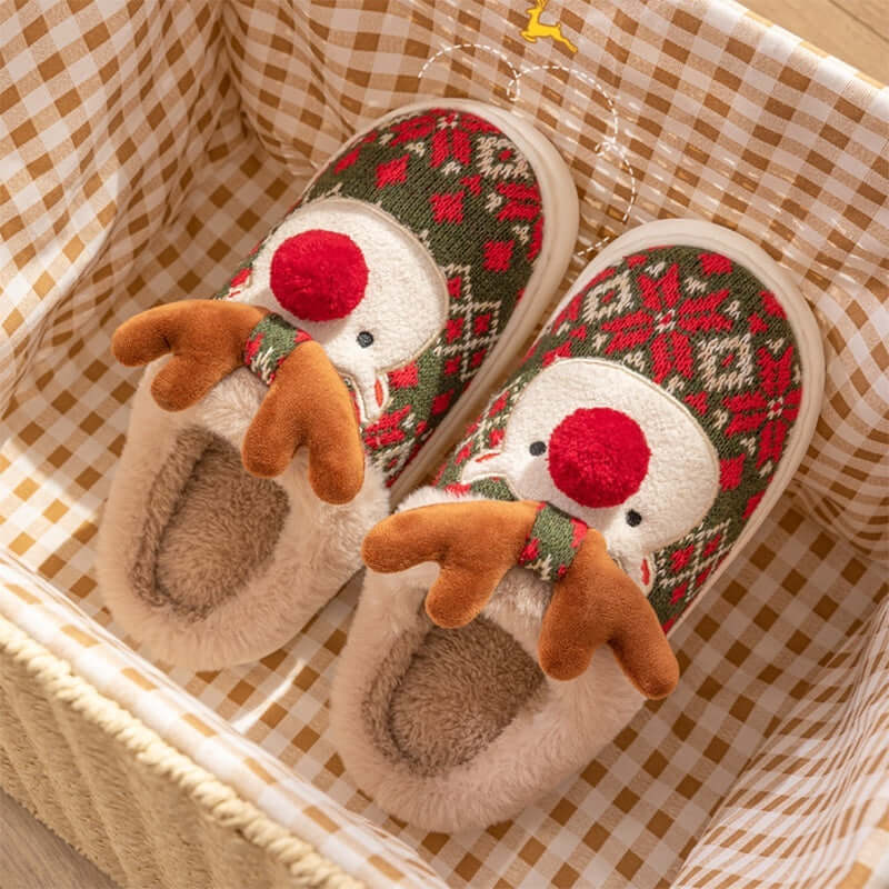 Unisex 2024 Christmas Cotton Slippers