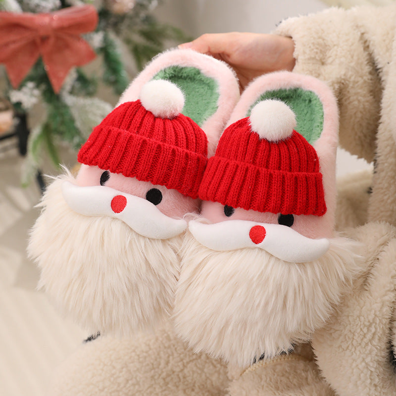 Cozy Santa Claus Christmas Slippers Unisex