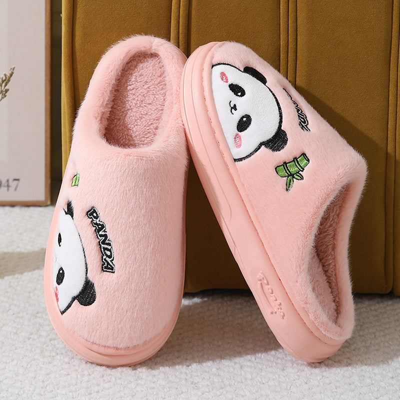 Cute Panda Cotton Slippers