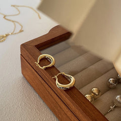 925 Sterling Hoop Earrings - Purmina