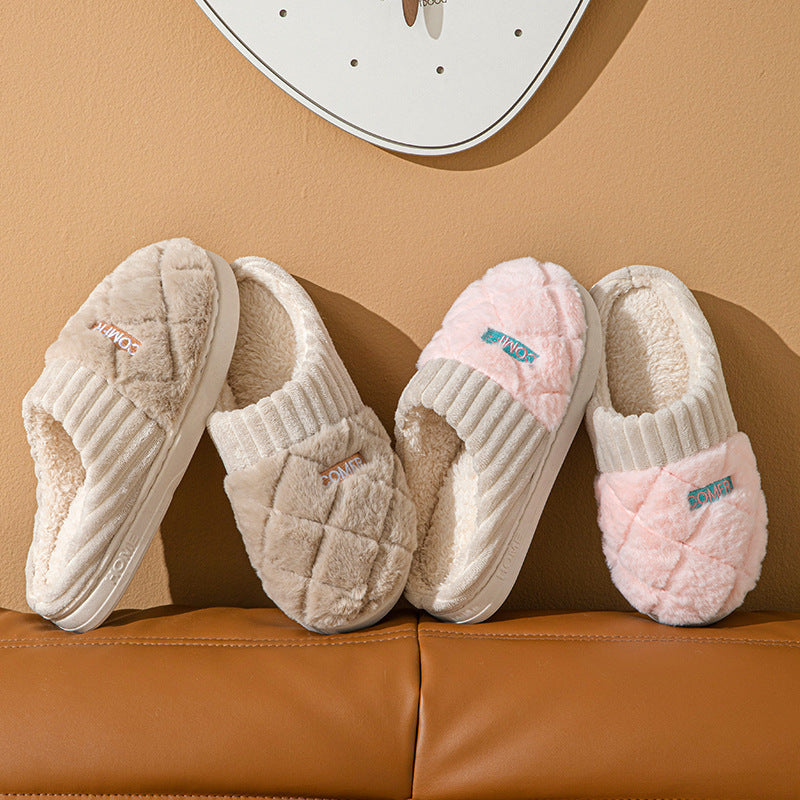 Thickened Cotton Slippers