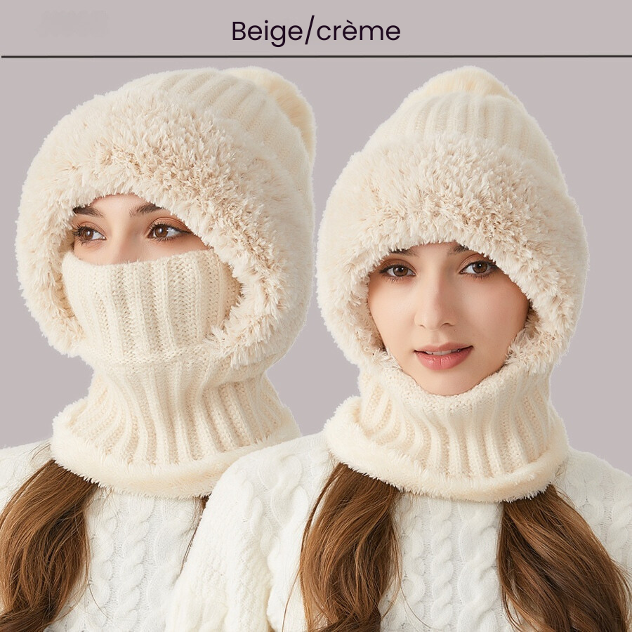 Windproof Warm Smile Lined Hat with Earflaps