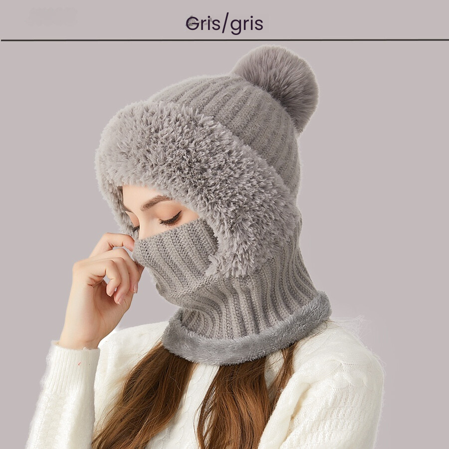 Windproof Warm Smile Lined Hat with Earflaps