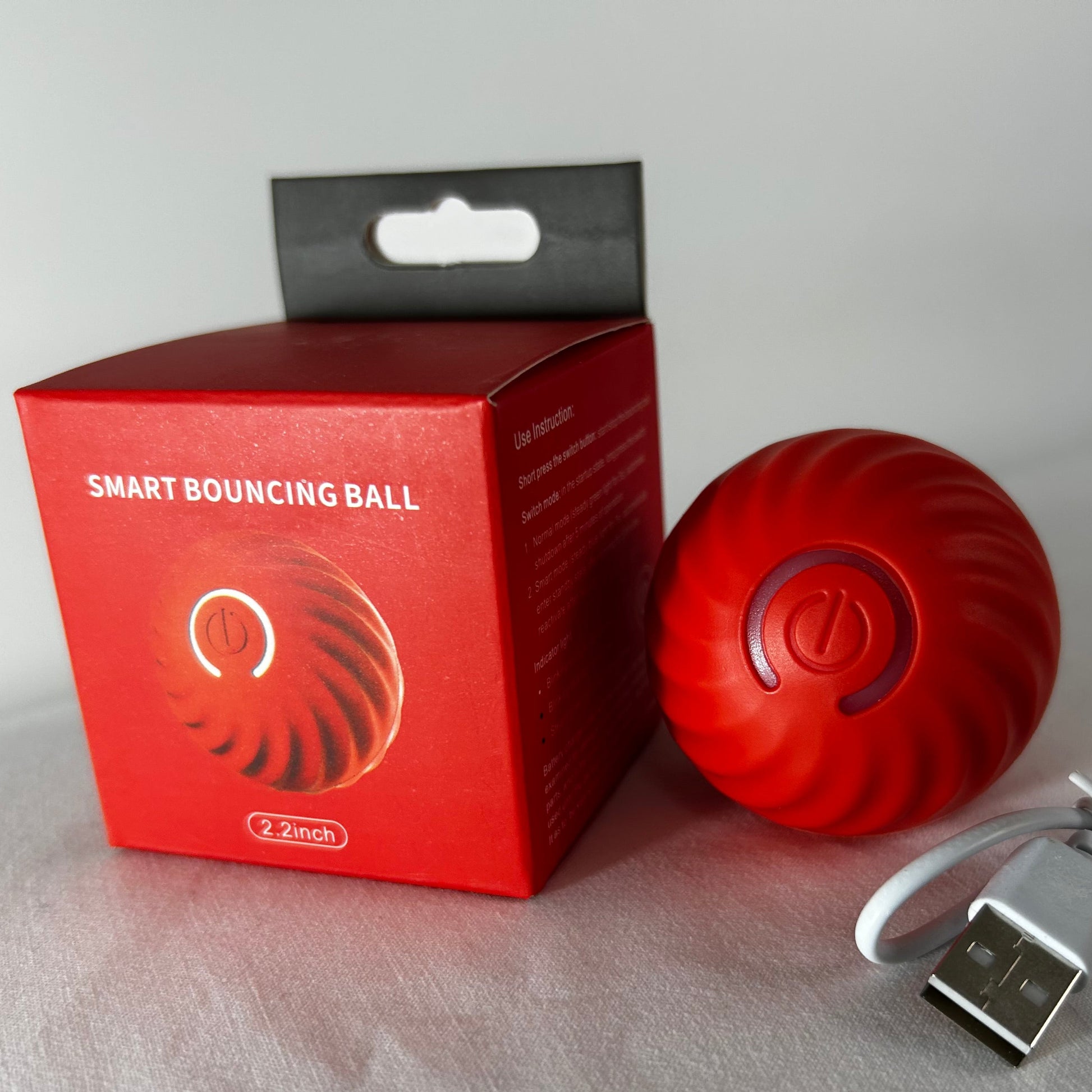 Purmina Smart Bouncing Ball – Interactive Dog Toy for Endless Fun (Copy) - Purmina