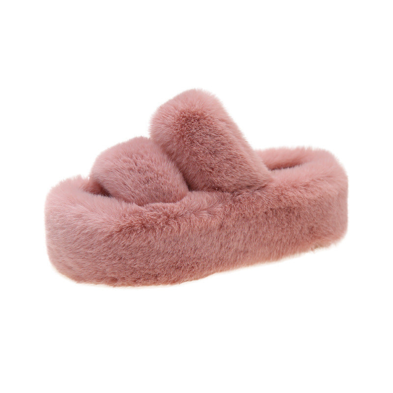 Warm Plush Slippers for Women