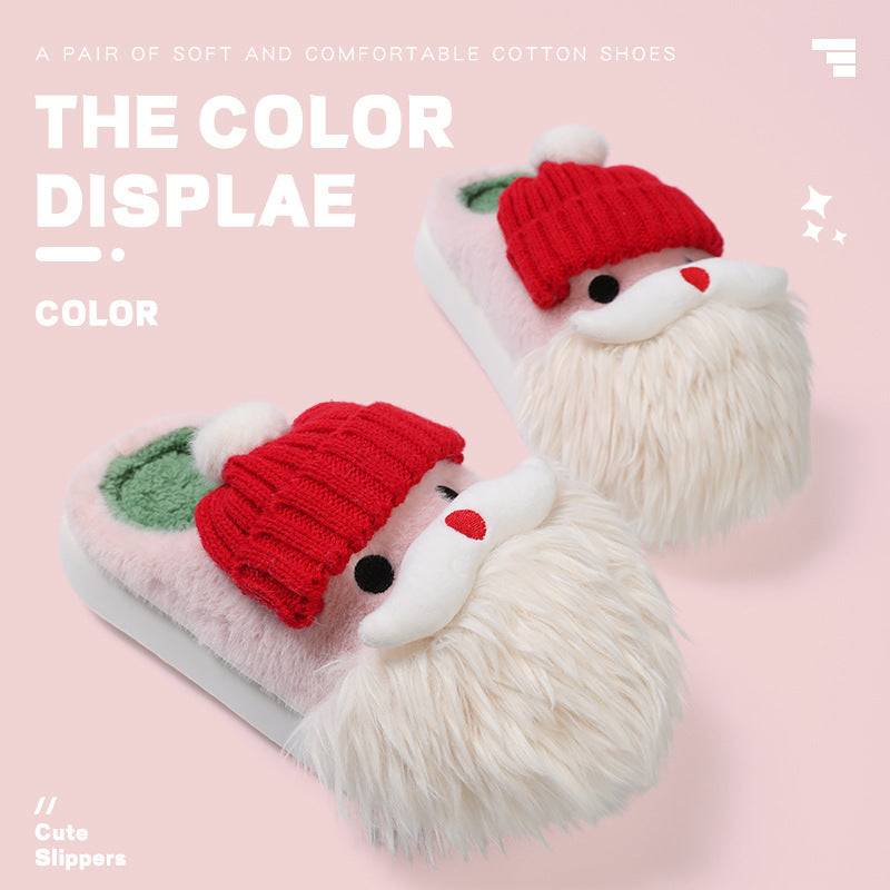 Cozy Santa Claus Christmas Slippers Unisex