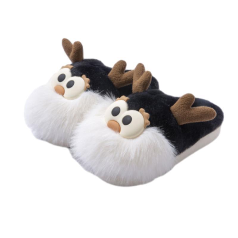 Christmas Deer Cotton Shoes