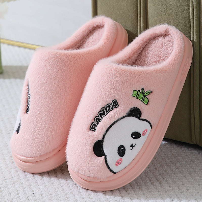 Cute Panda Cotton Slippers