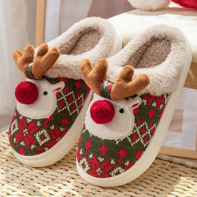 Unisex 2024 Christmas Cotton Slippers