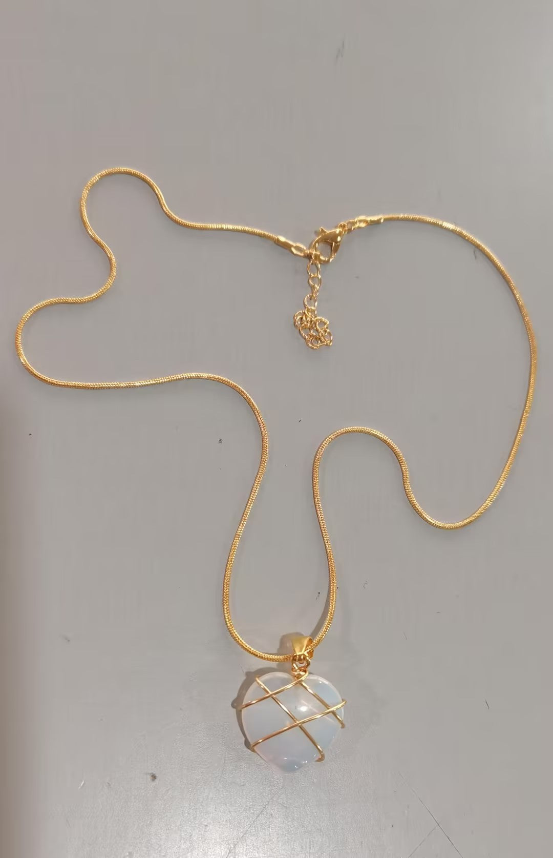 Celestial Moonstone Necklace – Cartoon Princess Pendant for Girls | Novelty Love Jewelry