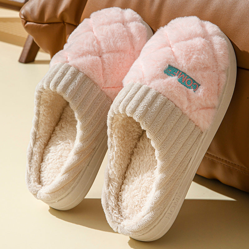 Thickened Cotton Slippers