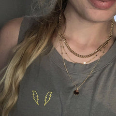 Multi Layer Trendy 3 Layer Necklace - Purmina