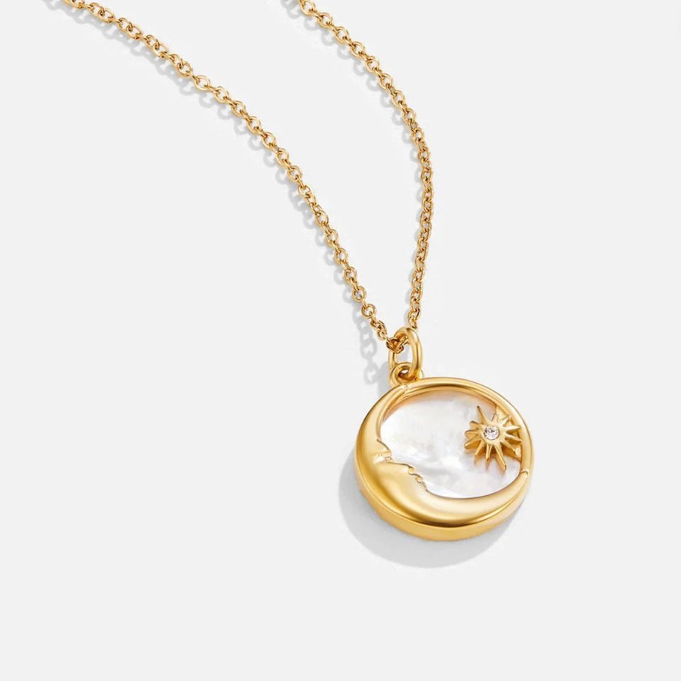 Popular Versatile Shell Moon Necklace - Purmina